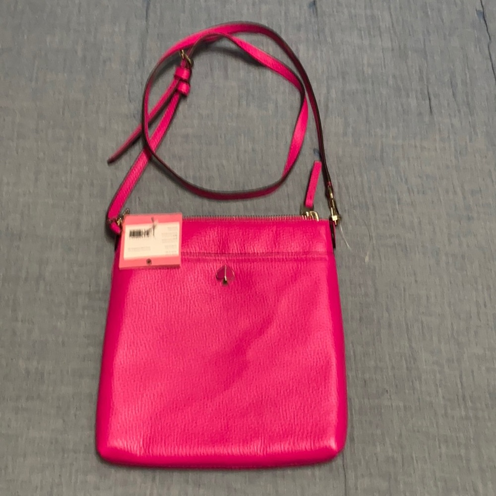 Kate Spade Fuchsia crossbody. Includes dust bag